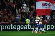 Granada players celebrate